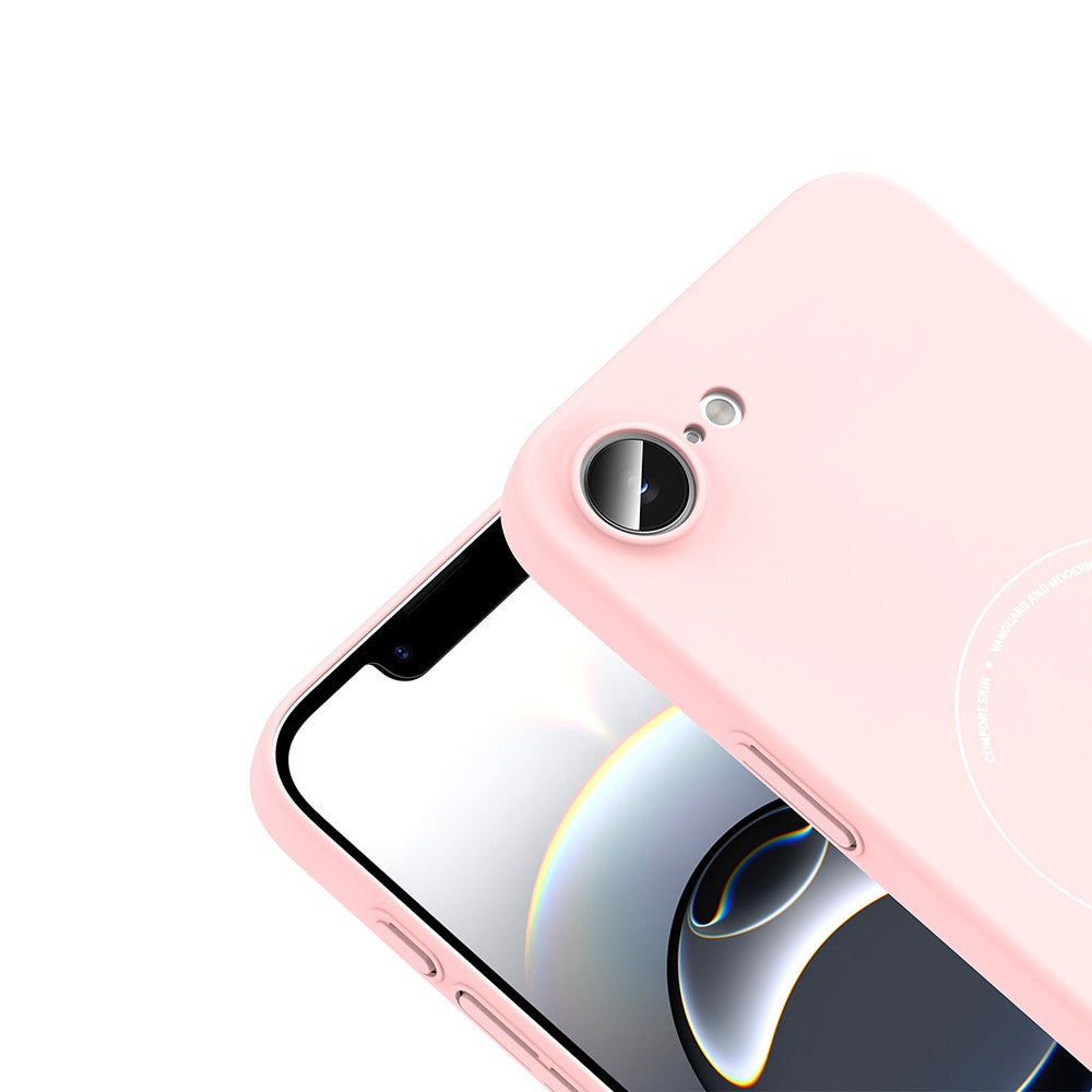iPhone 17E Kılıf M-Safe Şarj Özellikli Kamera Korumalı Zore Elio Sert PC Kılıf