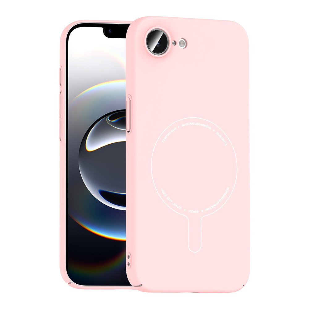 iPhone 17E Kılıf M-Safe Şarj Özellikli Kamera Korumalı Zore Elio Sert PC Kılıf