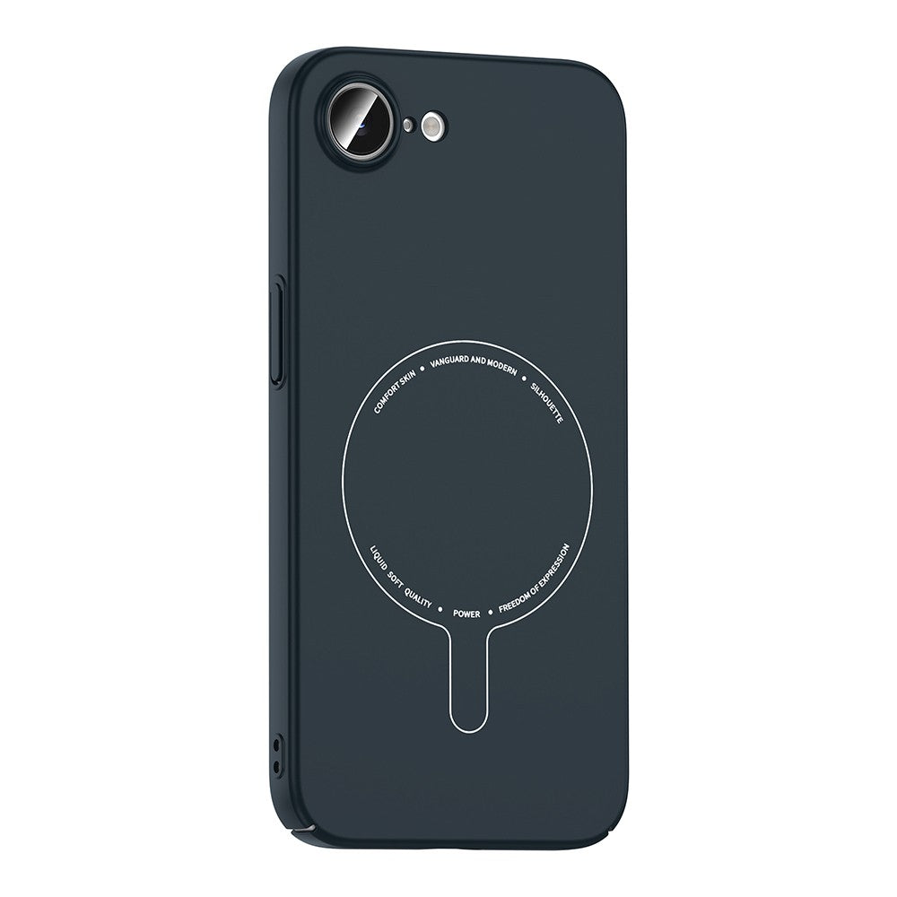iPhone 17E Kılıf M-Safe Şarj Özellikli Kamera Korumalı Zore Elio Sert PC Kılıf