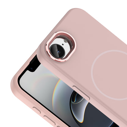 iPhone 17E Kılıf M-Safe Şarj Özellikli Metal Kamera Çerçeveli Zore Edi Silikon Kılıf