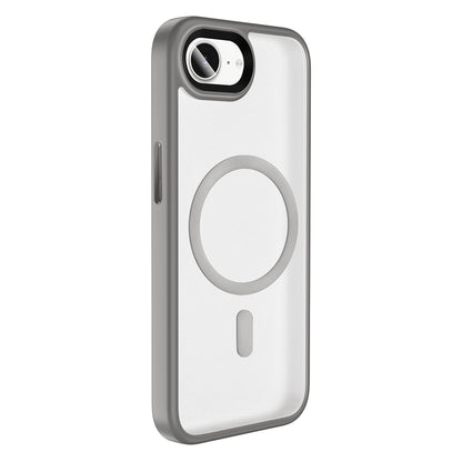 iPhone 17E Kılıf Mat Arka Yüzey Wireless Şarj Özellikli Zore Flet M-safe Kılıf