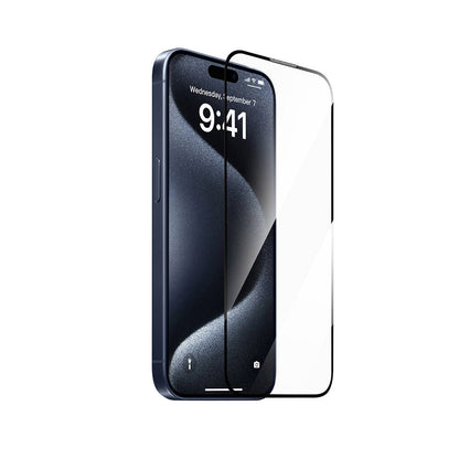 iPhone 17E Wiwu SQ-008 Oleofobik Easy Install Darbeye Karşı Dayanıklı Temperli Cam Ekran Koruyucu + Kolay Uygulama Aparatlı