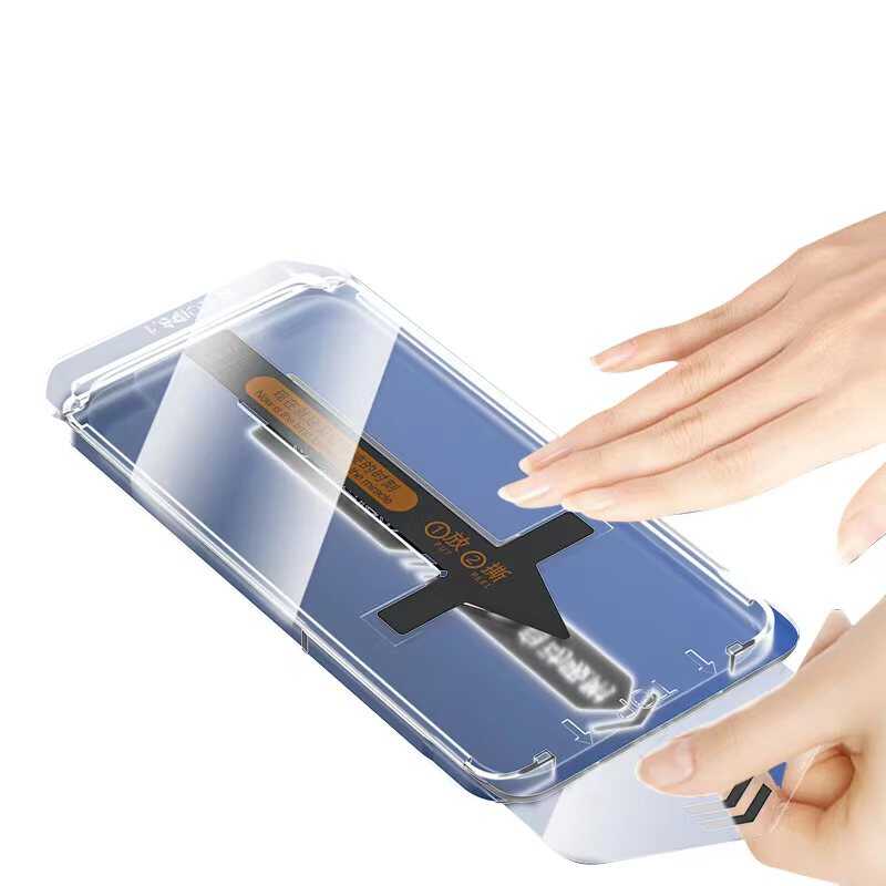 iPhone 17E Zore Süper Fast Anti-Dust Toz Önleyici Temperli Ekran Koruyucu