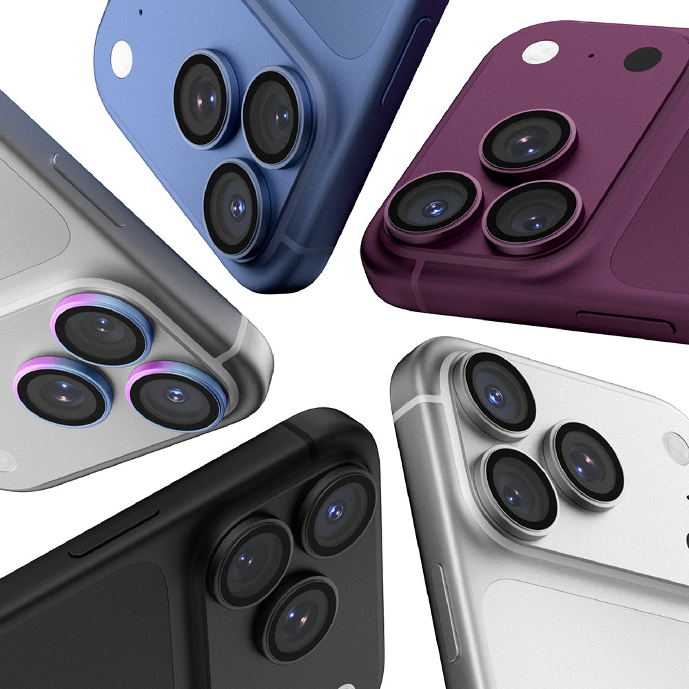 iPhone 18 Pro Amazingthing Radix Vision Parlama Önleyici Kamera Lens Koruyucu + Kolay Uygulama Aparatlı