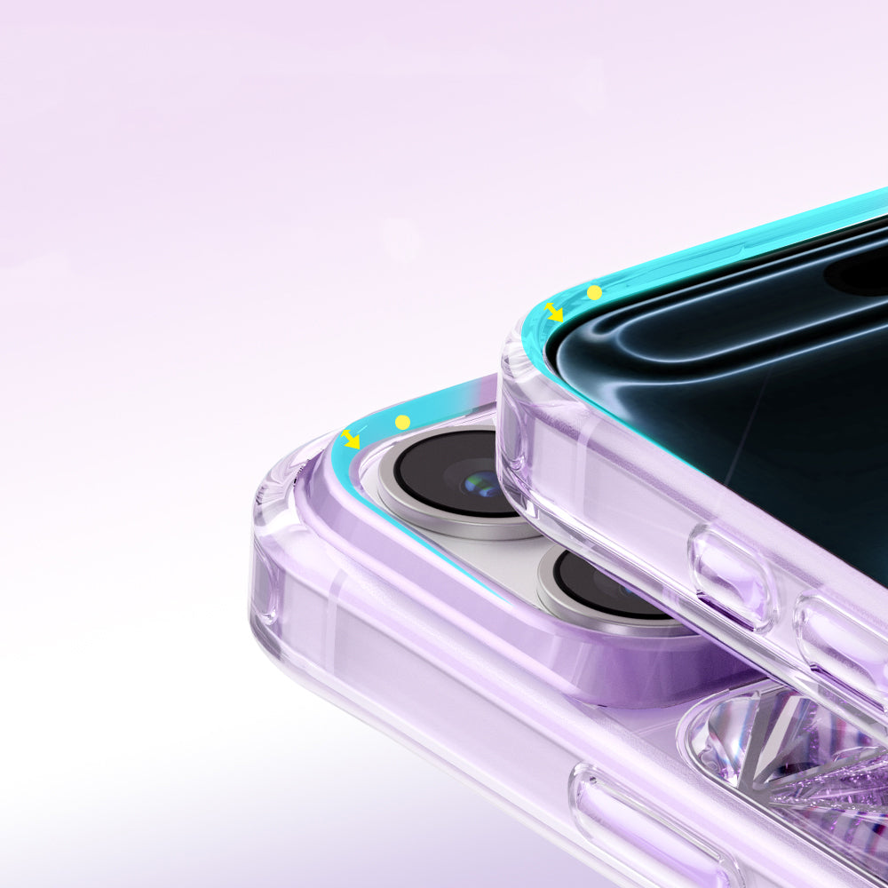 iPhone 18 Pro Kılıf 3D Buz Blok Desenli Zore Paris Kairo TPU Kılıf