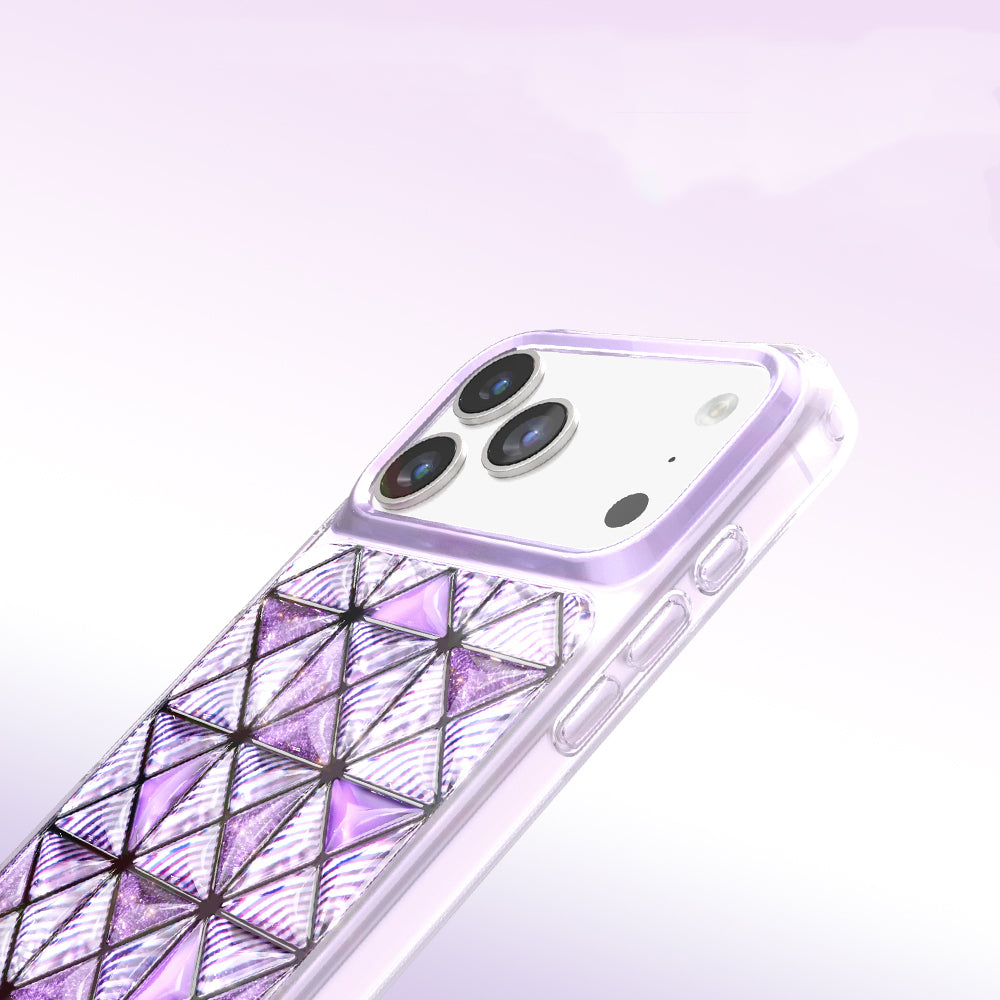 iPhone 18 Pro Kılıf 3D Buz Blok Desenli Zore Paris Kairo TPU Kılıf