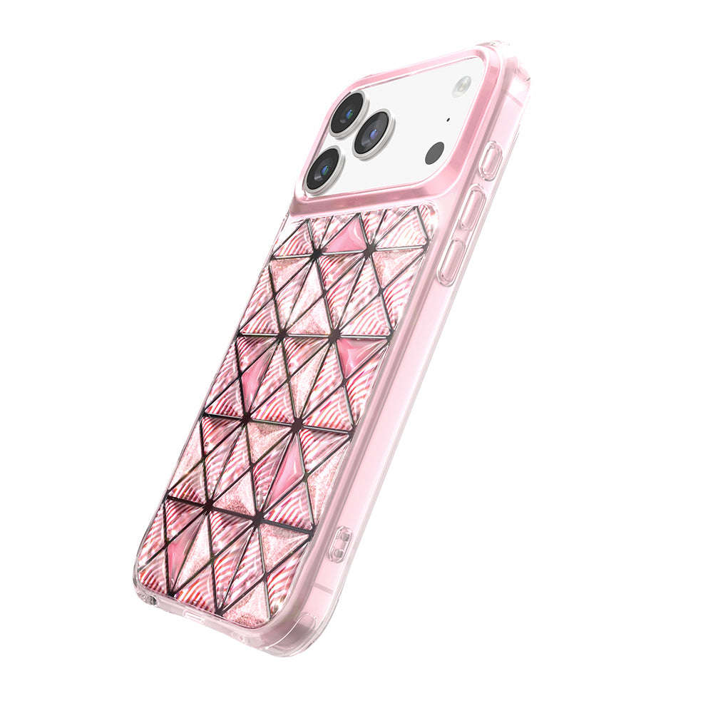 iPhone 18 Pro Kılıf 3D Buz Blok Desenli Zore Paris Kairo TPU Kılıf