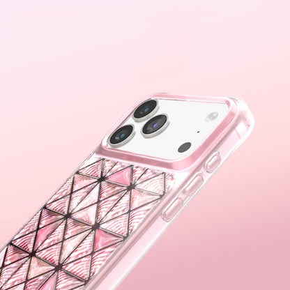 iPhone 18 Pro Kılıf 3D Buz Blok Desenli Zore Paris Kairo TPU Kılıf