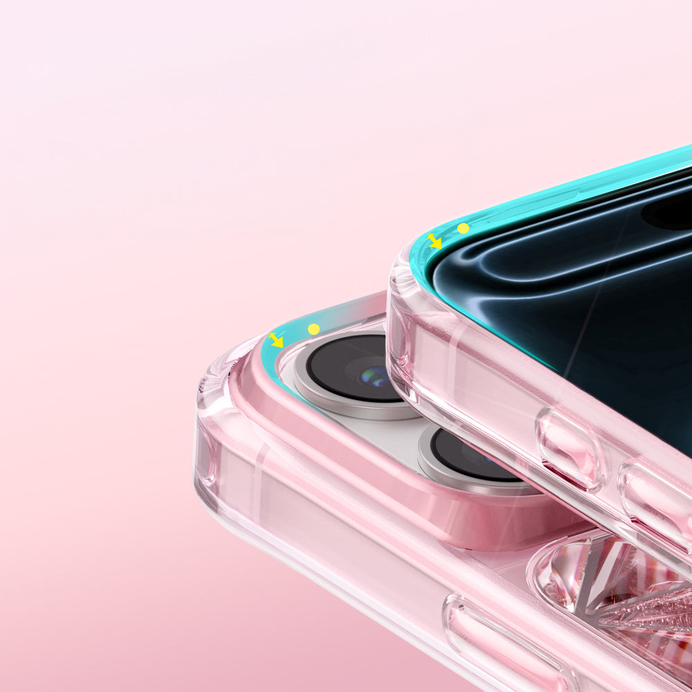 iPhone 18 Pro Kılıf 3D Buz Blok Desenli Zore Paris Kairo TPU Kılıf