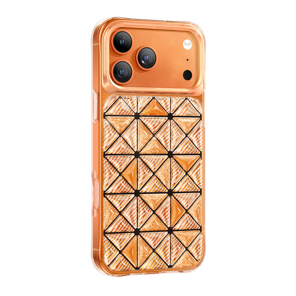 iPhone 18 Pro Kılıf 3D Buz Blok Desenli Zore Paris Kairo TPU Kılıf