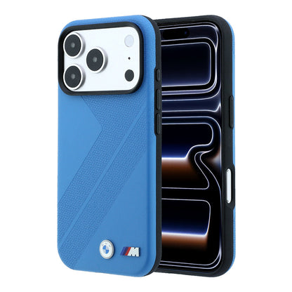 iPhone 18 Pro Kılıf BMW Orijinal Lisanslı M-safe Şarj Özellikli M Logolu Lastik İzi Desenli Kılıf