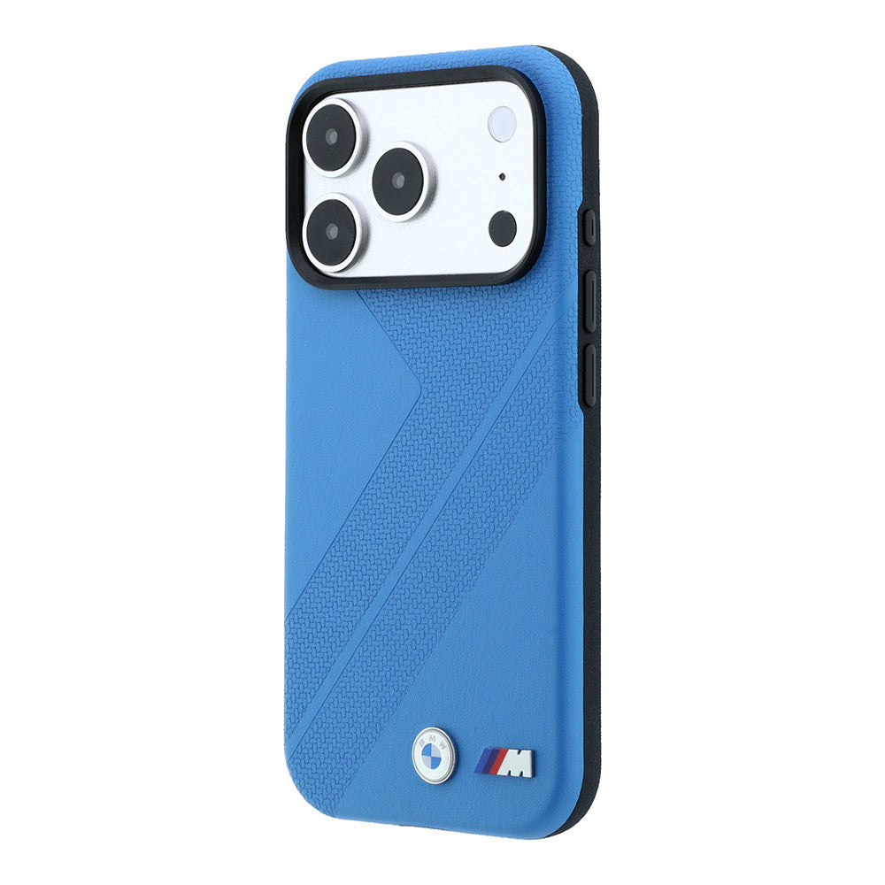 iPhone 18 Pro Kılıf BMW Orijinal Lisanslı M-safe Şarj Özellikli M Logolu Lastik İzi Desenli Kılıf
