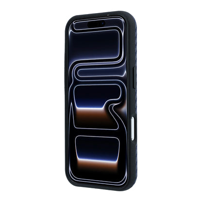 iPhone 18 Pro Kılıf BMW Orijinal Lisanslı M-safe Şarj Özellikli PU Karbon Tasarımlı Metal Logolu Kılıf