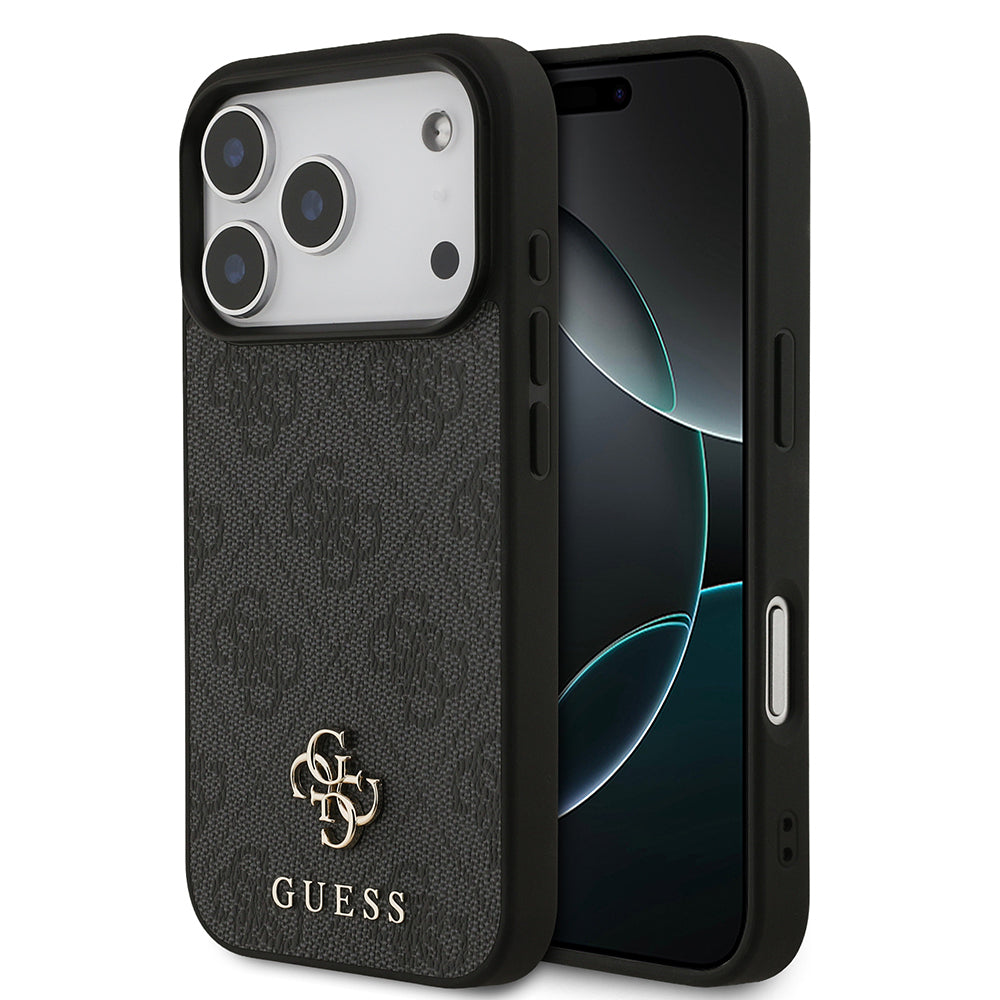 iPhone 18 Pro Kılıf Guess Orijinal Lisanslı M-safe Şarj Özellikli Small 4G Classic Kılıf