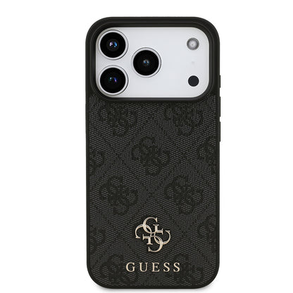 iPhone 18 Pro Kılıf Guess Orijinal Lisanslı M-safe Şarj Özellikli Small 4G Classic Kılıf