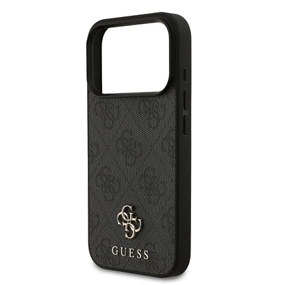 iPhone 18 Pro Kılıf Guess Orijinal Lisanslı M-safe Şarj Özellikli Small 4G Classic Kılıf
