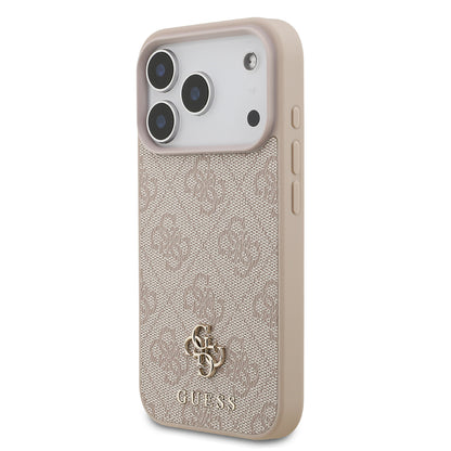 iPhone 18 Pro Kılıf Guess Orijinal Lisanslı M-safe Şarj Özellikli Small 4G Classic Kılıf
