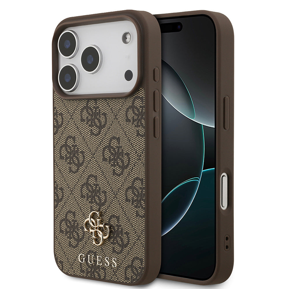 iPhone 18 Pro Kılıf Guess Orijinal Lisanslı M-safe Şarj Özellikli Small 4G Classic Kılıf