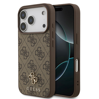 iPhone 18 Pro Kılıf Guess Orijinal Lisanslı M-safe Şarj Özellikli Small 4G Classic Kılıf