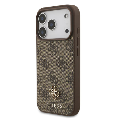 iPhone 18 Pro Kılıf Guess Orijinal Lisanslı M-safe Şarj Özellikli Small 4G Classic Kılıf