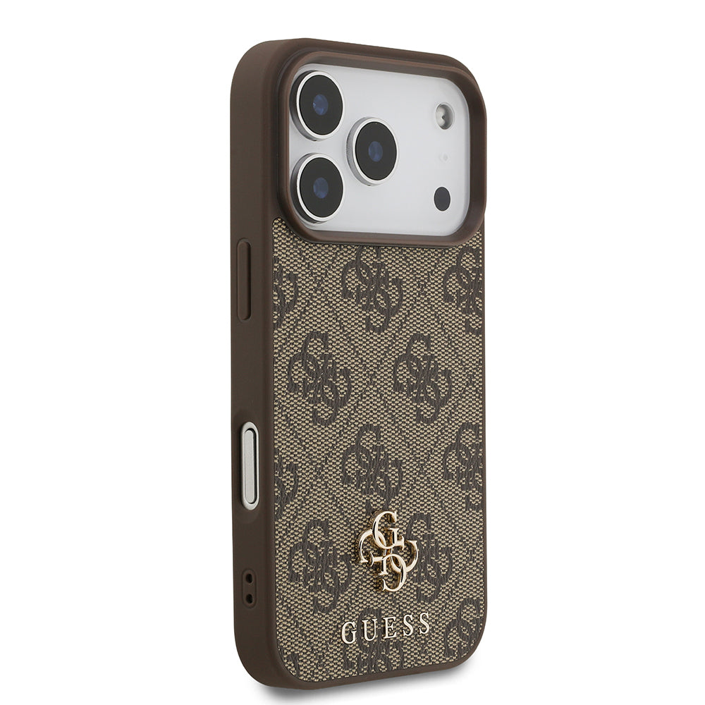 iPhone 18 Pro Kılıf Guess Orijinal Lisanslı M-safe Şarj Özellikli Small 4G Classic Kılıf