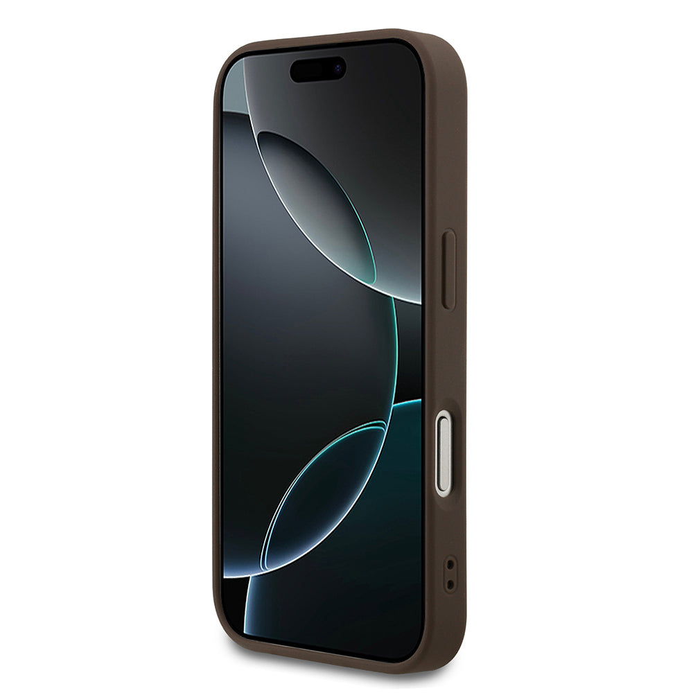 iPhone 18 Pro Kılıf Guess Orijinal Lisanslı M-safe Şarj Özellikli Small 4G Classic Kılıf