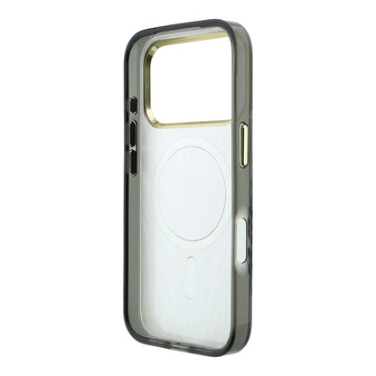 iPhone 18 Pro Kılıf Guess Orijinal Lisanslı M-safe Şarj Özellikli Üçgen Logolu Zebra Desenli Silikon Kılıf