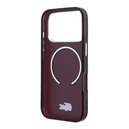 iPhone 18 Pro Kılıf Lacoste Orijinal Lisanslı M-safe Şarj Özellikli Lake Timsah Logolu IML Frosted Kılıf