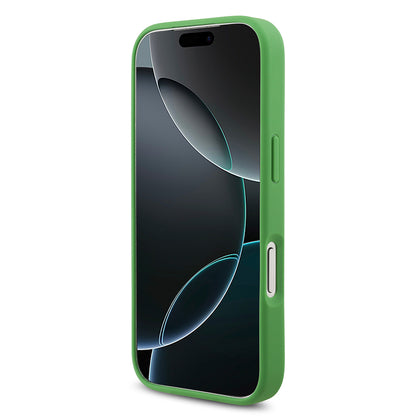 iPhone 18 Pro Kılıf Lacoste Orijinal Lisanslı M-safe Şarj Özellikli PU Pike Desenli Metal Logolu Kılıf