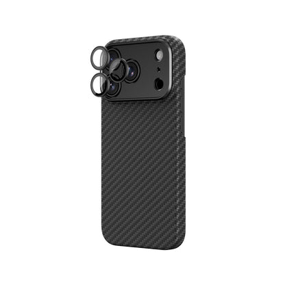 iPhone 18 Pro Kılıf M-Safe Şarj Özellikli 1500D Aramid Fiber AmazingThing Titan Max SLens Serisi Kılıf