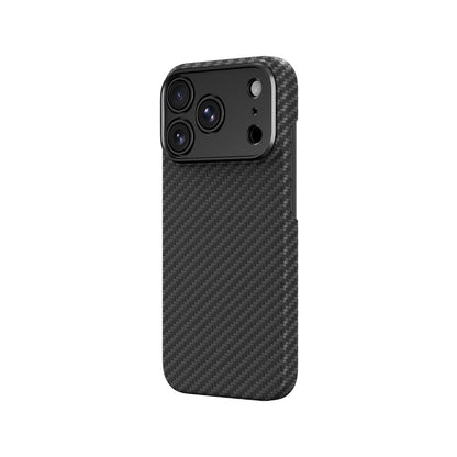 iPhone 18 Pro Kılıf M-safe Şarj Özellikli 1500D Aramid Fiber Lens Korumalı Amazingthing Titan Max Serisi Karbon Kılıf