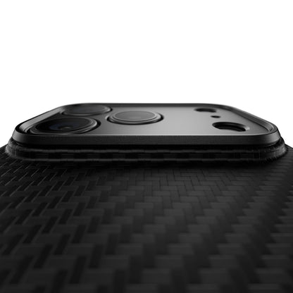 iPhone 18 Pro Kılıf M-safe Şarj Özellikli 1500D Aramid Fiber Lens Korumalı Amazingthing Titan Max Serisi Karbon Kılıf