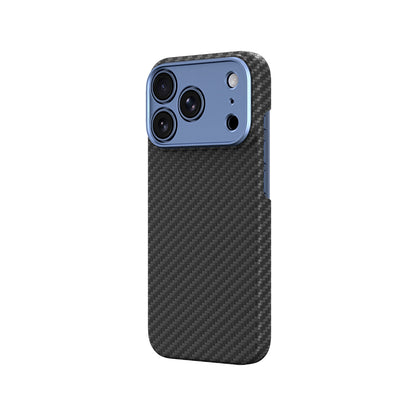 iPhone 18 Pro Kılıf M-safe Şarj Özellikli 1500D Aramid Fiber Lens Korumalı Amazingthing Titan Max Serisi Karbon Kılıf