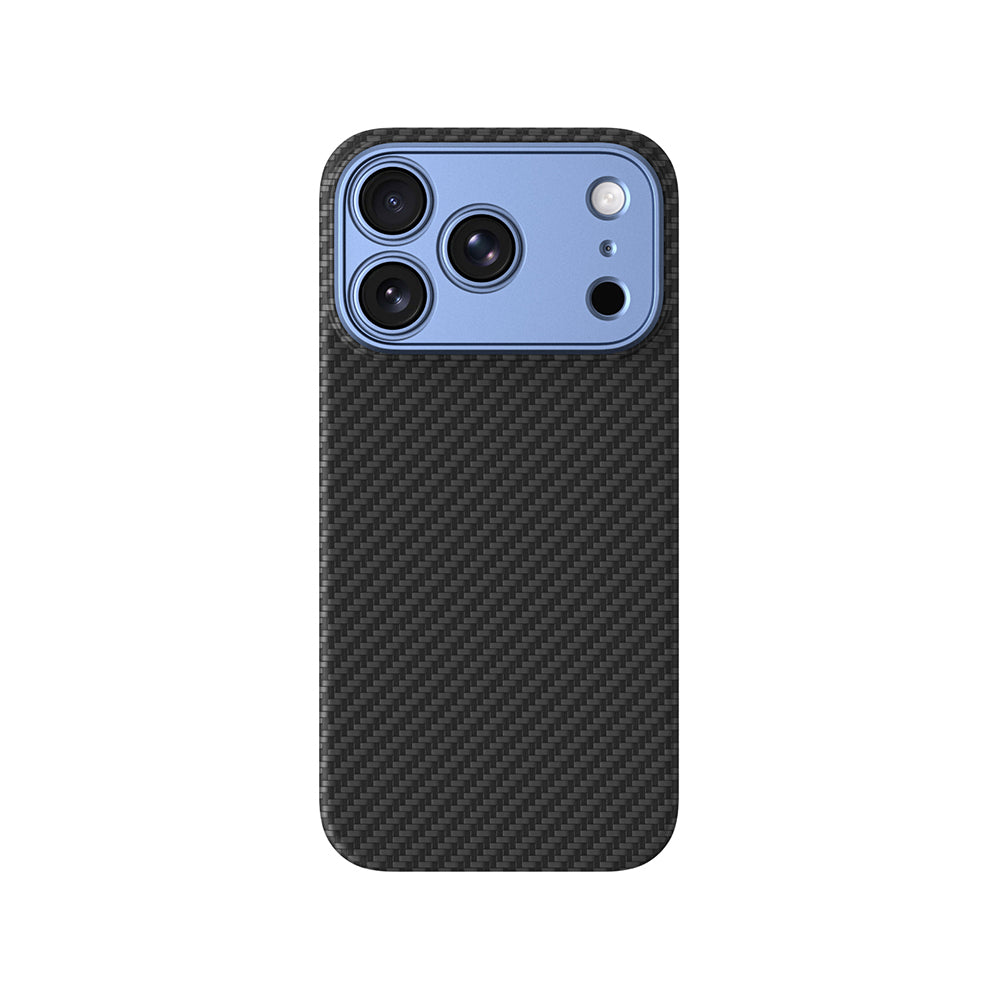 iPhone 18 Pro Kılıf M-safe Şarj Özellikli 1500D Aramid Fiber Lens Korumalı Amazingthing Titan Max Serisi Karbon Kılıf