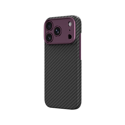iPhone 18 Pro Kılıf M-safe Şarj Özellikli 1500D Aramid Fiber Lens Korumalı Amazingthing Titan Max Serisi Karbon Kılıf