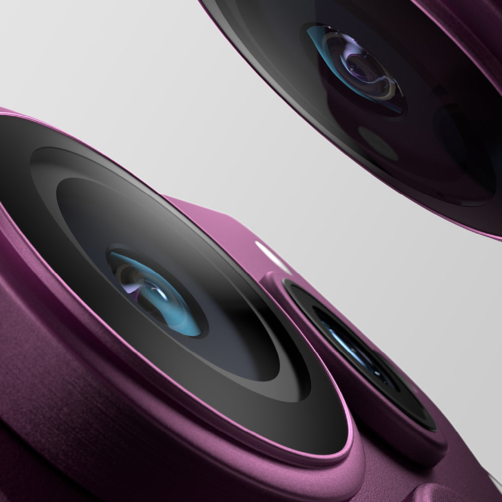 iPhone 18 Pro Kılıf M-Safe Şarj Özellikli Airbag Tasarımlı AmazingThing Glamour SLens Serisi Kılıf