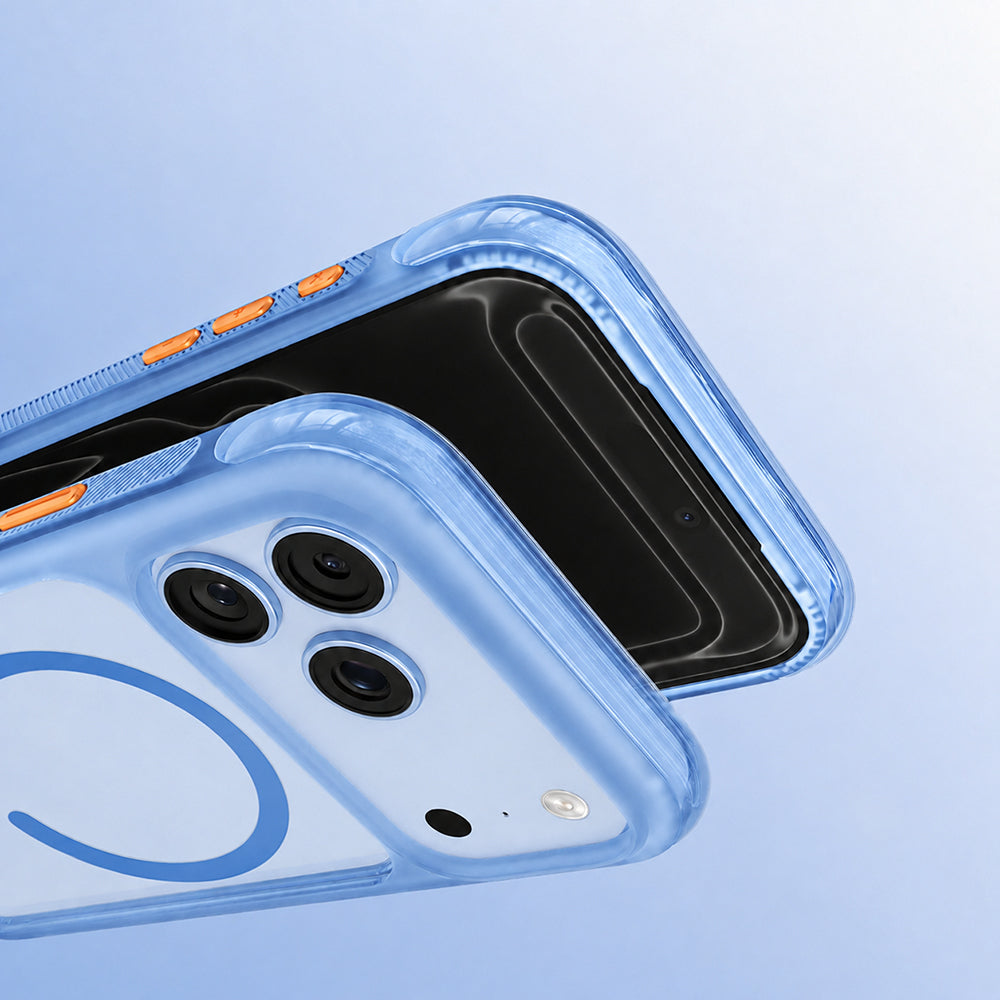 iPhone 18 Pro Kılıf M-safe Şarj Özellikli Airbag Tasarımlı Mutural Air Shield Serisi Kılıf