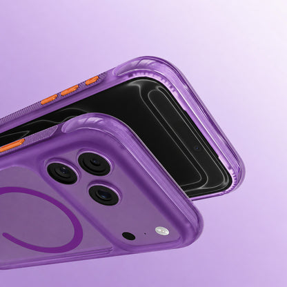 iPhone 18 Pro Kılıf M-safe Şarj Özellikli Airbag Tasarımlı Mutural Air Shield Serisi Kılıf
