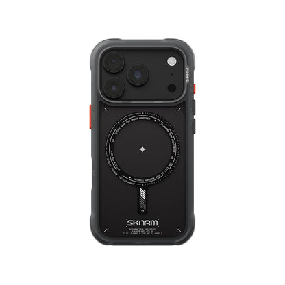 iPhone 18 Pro Kılıf M-Safe Şarj Özellikli Airbag Tasarımlı Skinarma Avion Kılıf