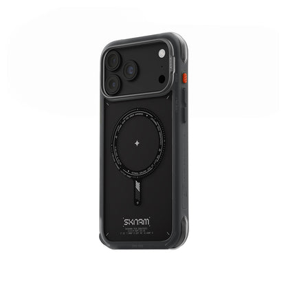 iPhone 18 Pro Kılıf M-Safe Şarj Özellikli Airbag Tasarımlı Skinarma Avion Kılıf