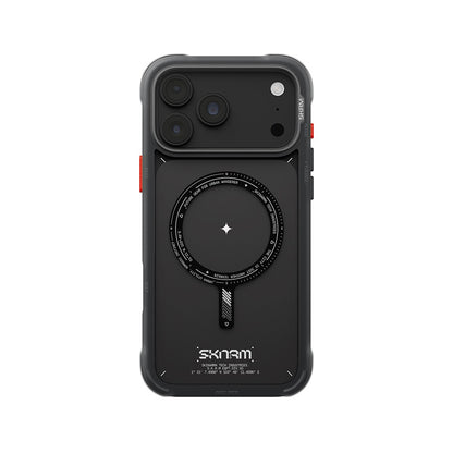 iPhone 18 Pro Kılıf M-Safe Şarj Özellikli Airbag Tasarımlı Skinarma Avion Kılıf