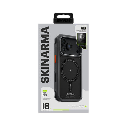 iPhone 18 Pro Kılıf M-Safe Şarj Özellikli Airbag Tasarımlı Skinarma Avion Kılıf