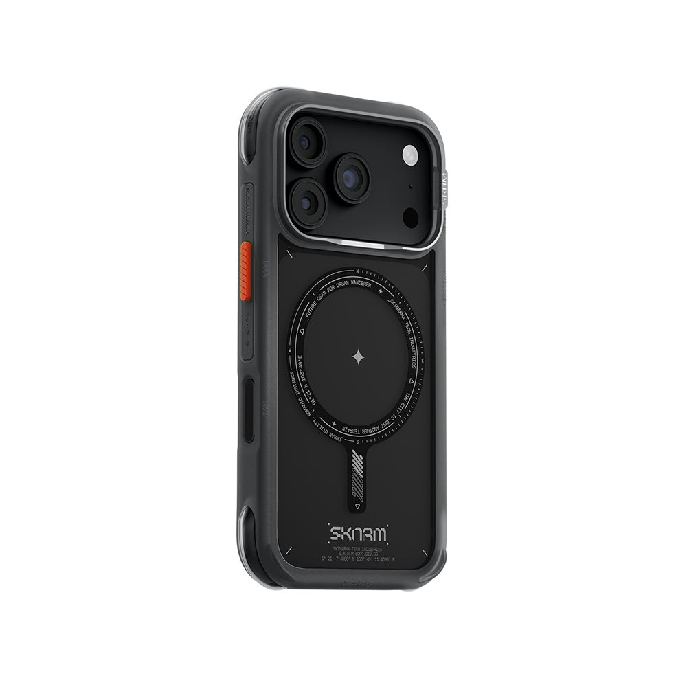 iPhone 18 Pro Kılıf M-Safe Şarj Özellikli Airbag Tasarımlı Skinarma Avion Kılıf