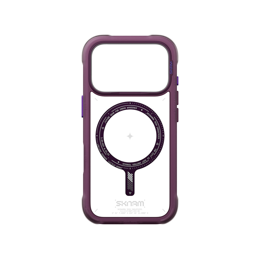 iPhone 18 Pro Kılıf M-Safe Şarj Özellikli Airbag Tasarımlı Skinarma Avion Kılıf