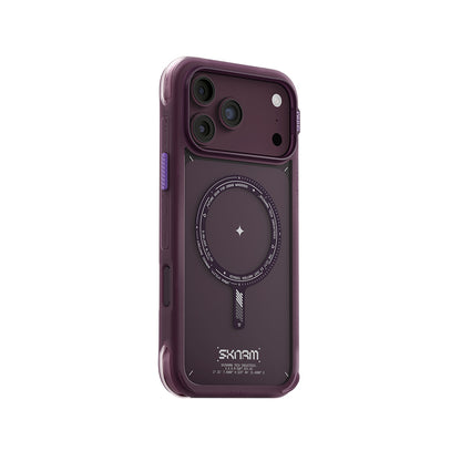 iPhone 18 Pro Kılıf M-Safe Şarj Özellikli Airbag Tasarımlı Skinarma Avion Kılıf