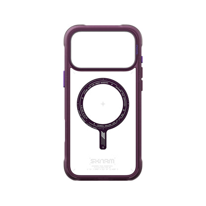 iPhone 18 Pro Kılıf M-Safe Şarj Özellikli Airbag Tasarımlı Skinarma Avion Kılıf