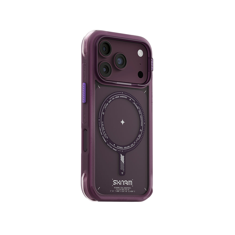 iPhone 18 Pro Kılıf M-Safe Şarj Özellikli Airbag Tasarımlı Skinarma Avion Kılıf