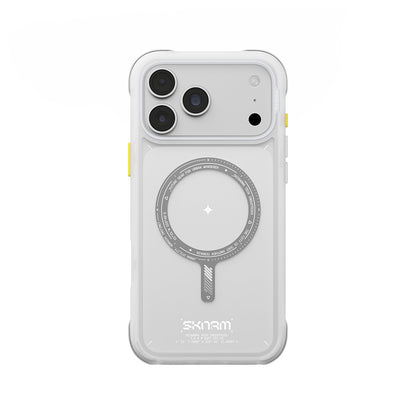 iPhone 18 Pro Kılıf M-Safe Şarj Özellikli Airbag Tasarımlı Skinarma Avion Kılıf