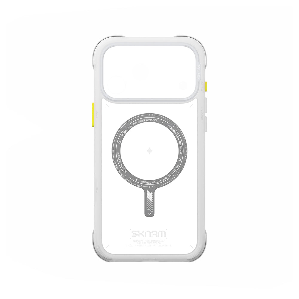 iPhone 18 Pro Kılıf M-Safe Şarj Özellikli Airbag Tasarımlı Skinarma Avion Kılıf