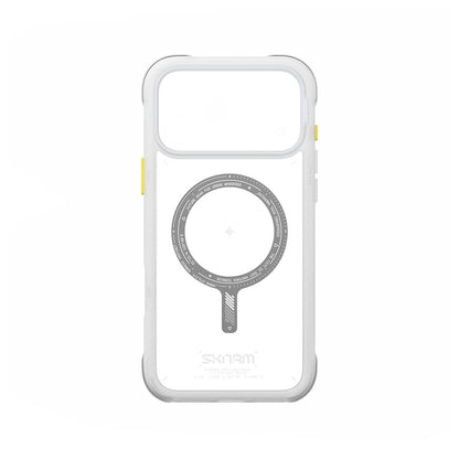 iPhone 18 Pro Kılıf M-Safe Şarj Özellikli Airbag Tasarımlı Skinarma Avion Kılıf